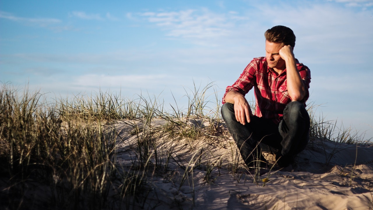 man practicing forgiveness